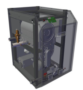 Mod Con Double Stack Commercial Boiler Transparent Design